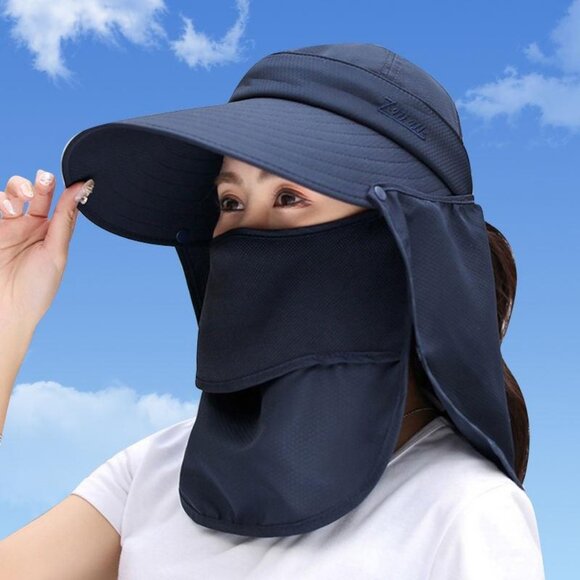 Outdoor bicycling climbing detachable sunshade sunhat ultraviolet-proof 1 Hat - Picture 5 of 16